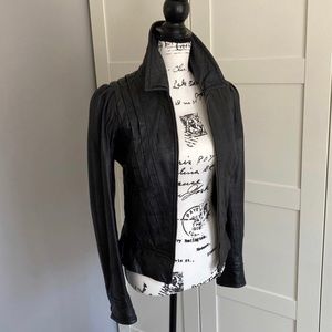 Leather jacket Galliano